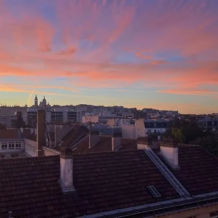 Balcony With View Of Montmartre Paris