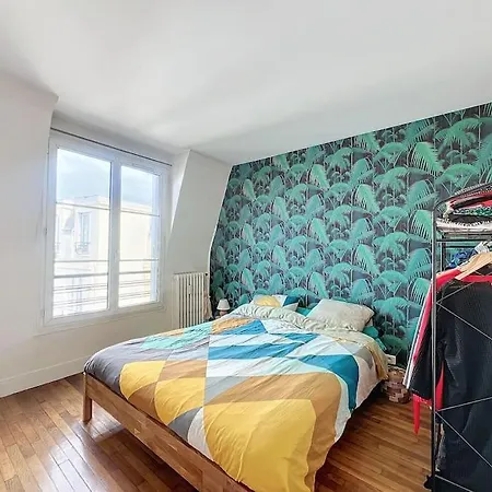 Apartment Balcony With View Of Montmartre